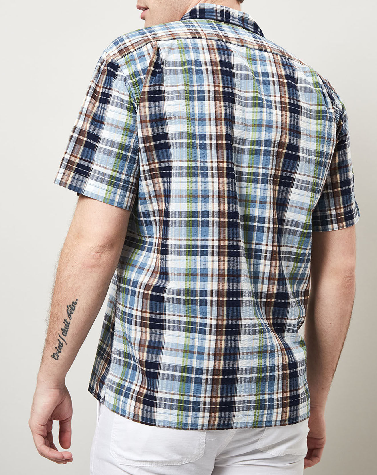 Hartford Chemise Regular Fit Palm bleue