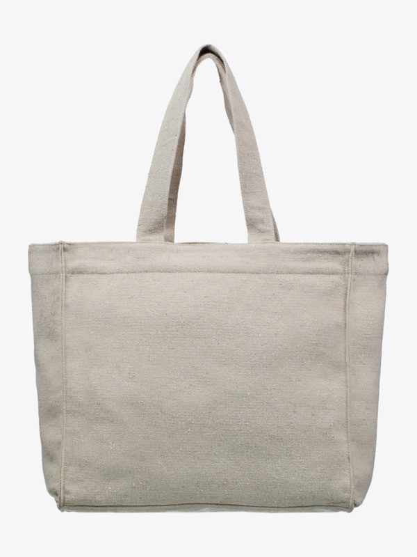 Drink The Wave Tote bag Beige Femme
