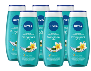 Nivea Hawaii Flower & Oil Douchegel Voordeelverpakking 6x250ML