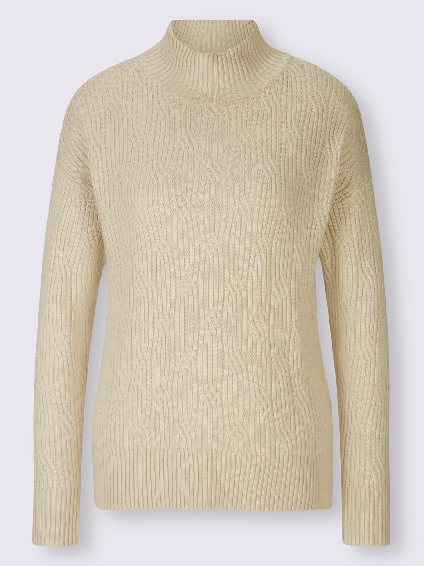 Pull col montant 20% cachemire