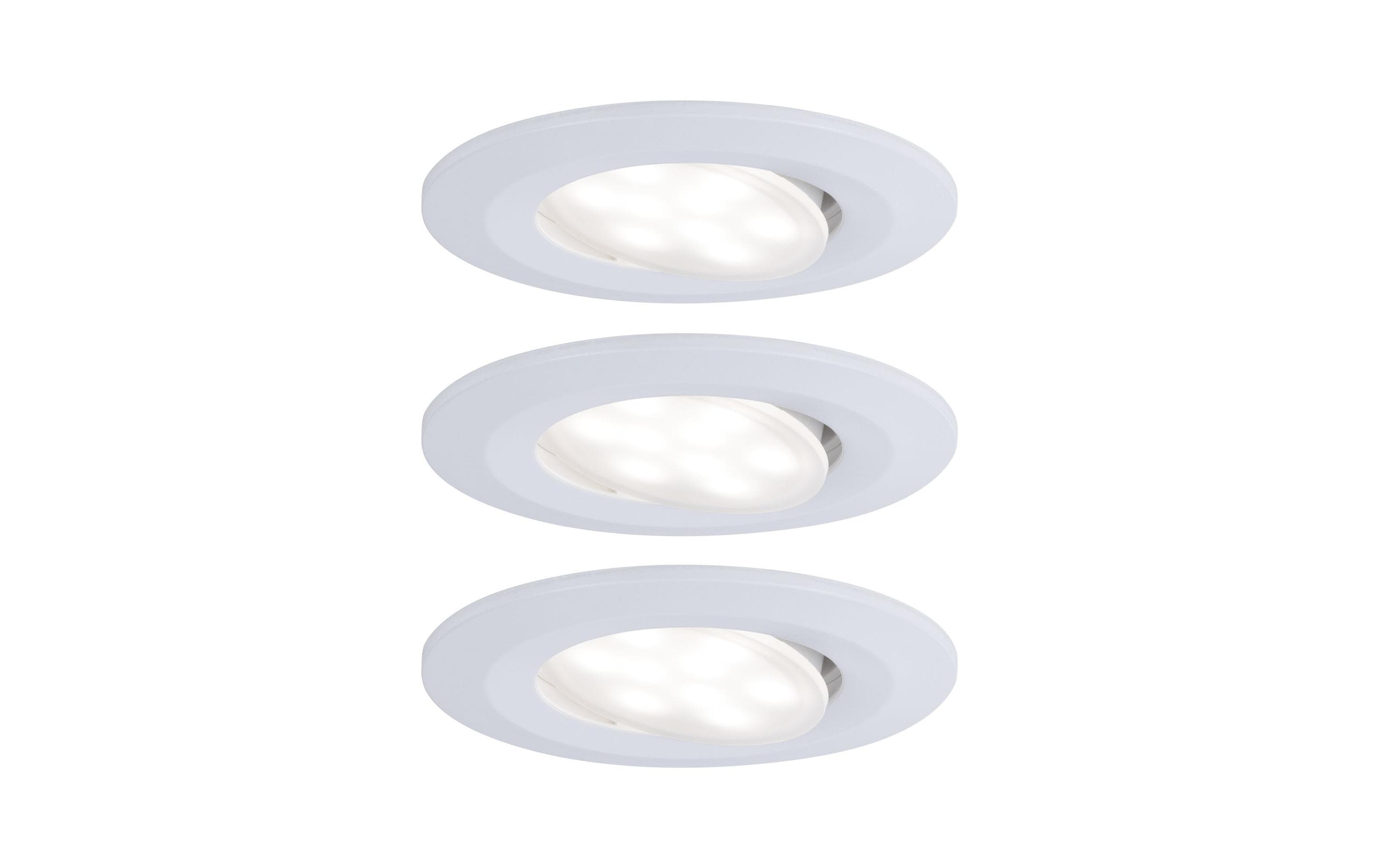 Einbauspot LED Calla Basisset, 3 x 6W, 4.000K, WeissSpotleuchte zur Deckenmontage
