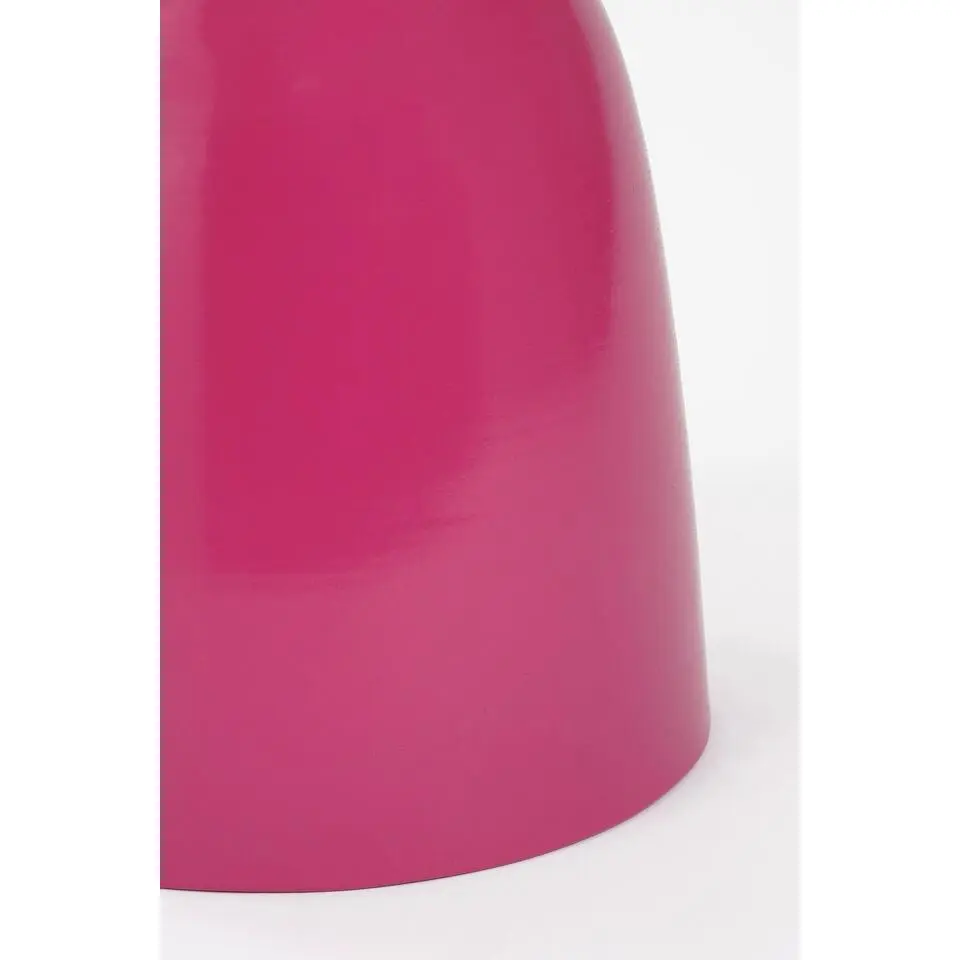Mica Decorations Elliot Bijzettafel - H45 x Ø32 cm - IJzer - Fuchsia