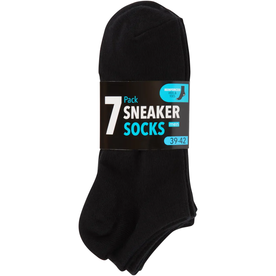 Sneakersokken Maten 39 - 46 | 7 paar