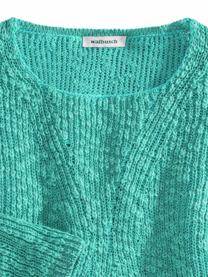 Flammengarn-Pullover