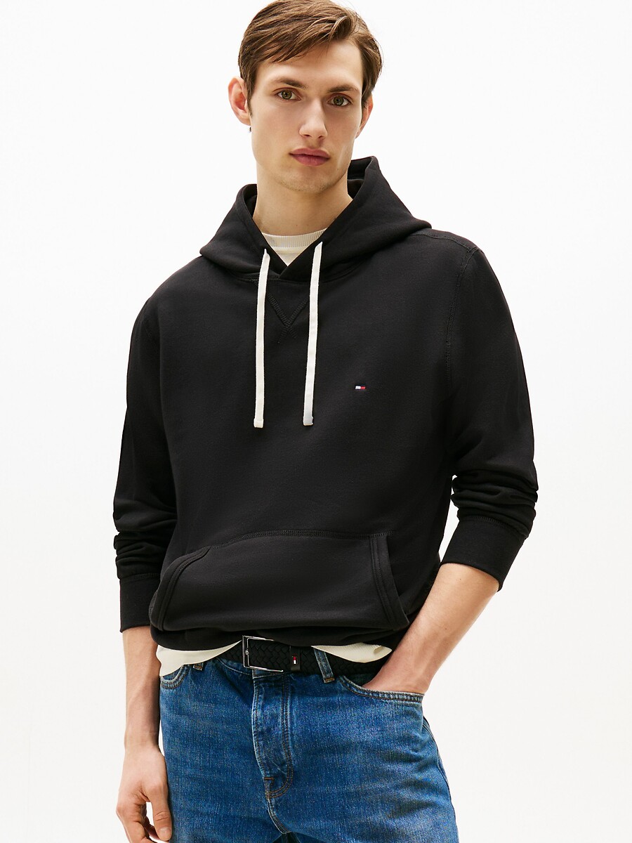 TOMMY HILFIGER<br>Moletom com capuz de gola redonda