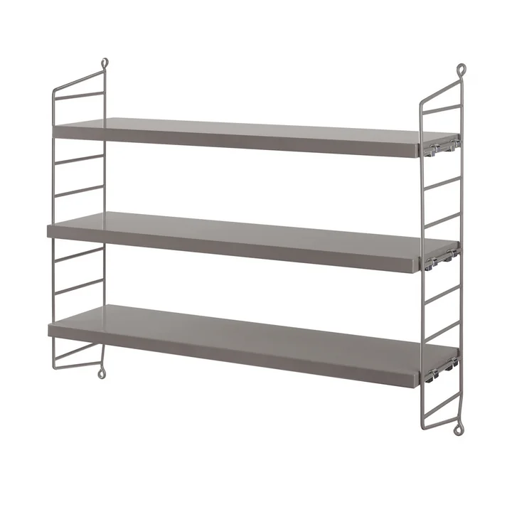 String - Pocket Wandregal, grau