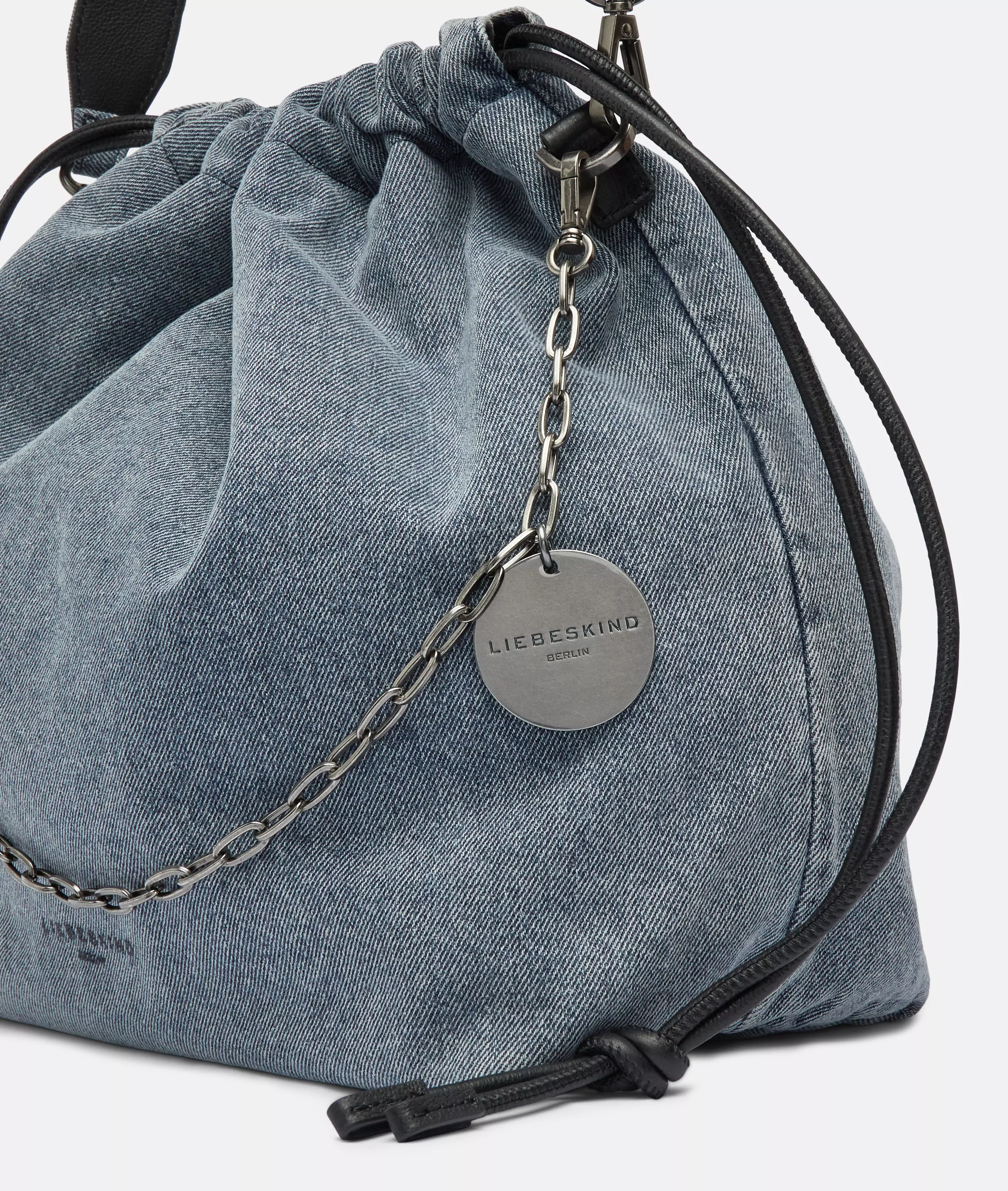 Denim Lya II Hobo M Spacious pouch bag made from denim