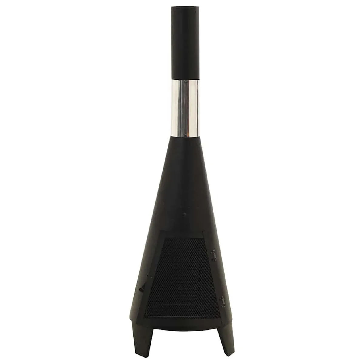 vidaXL Poêle de Jardin - Noir