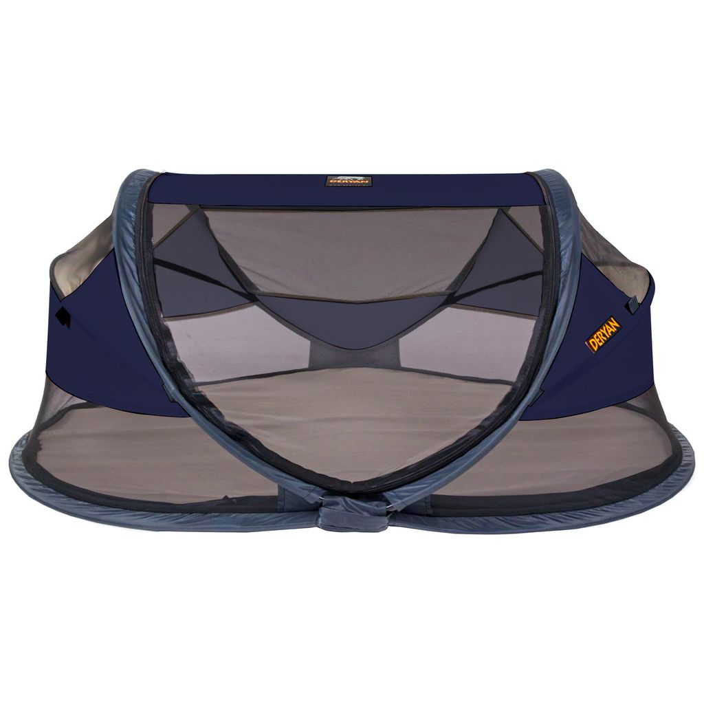 DERYANDERYAN   Reisebett und Spielzelt Baby Luxe navy
