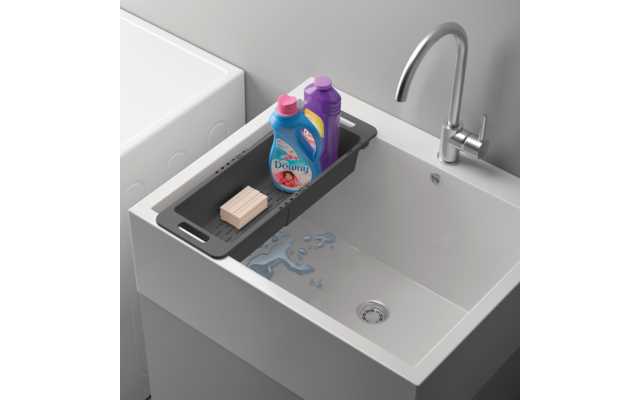 Metaltex Drain-Flex Abtropfkorb / Spülkorb ausziehbar 35 bis 52 cm