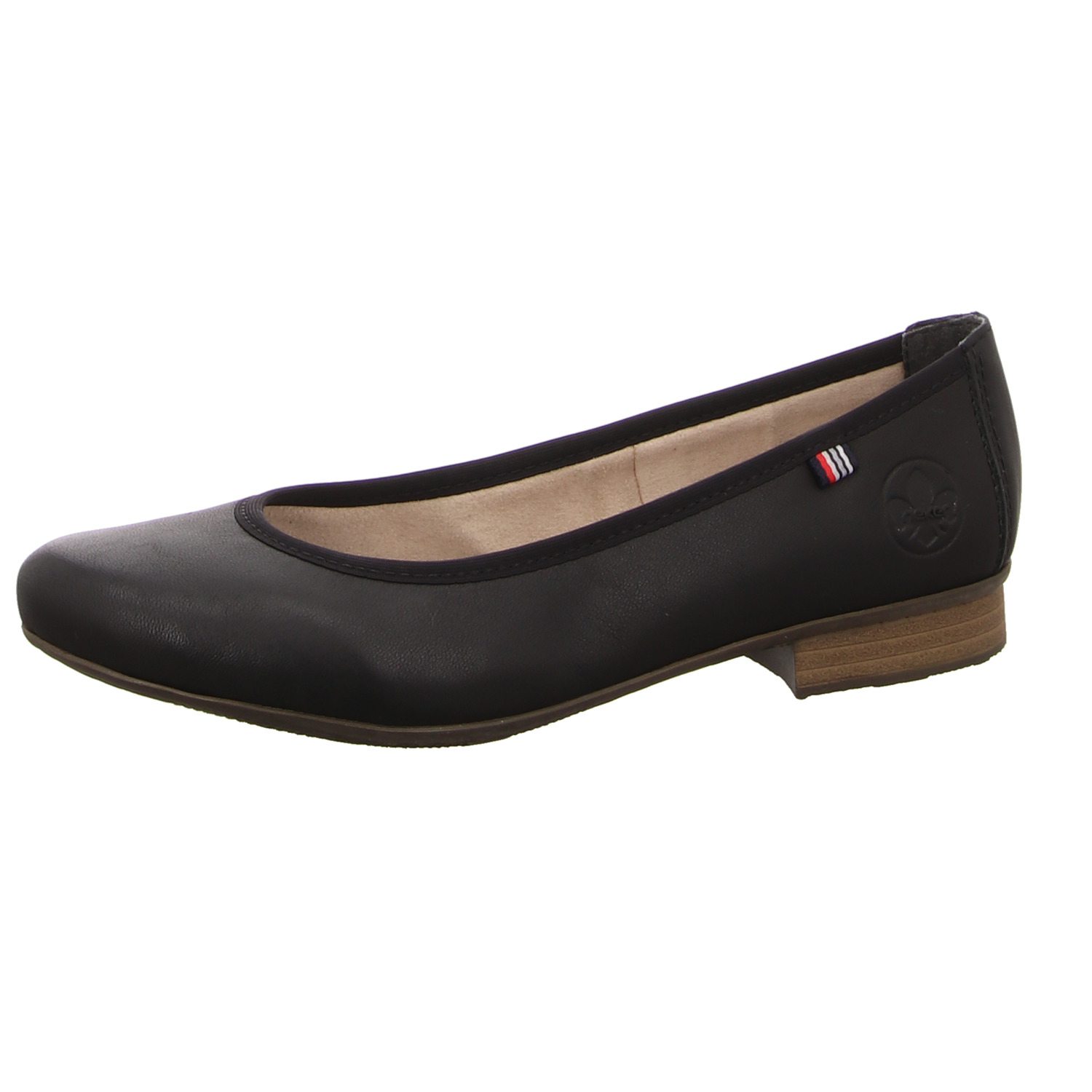 Rieker Ballerina schwarz schwarz