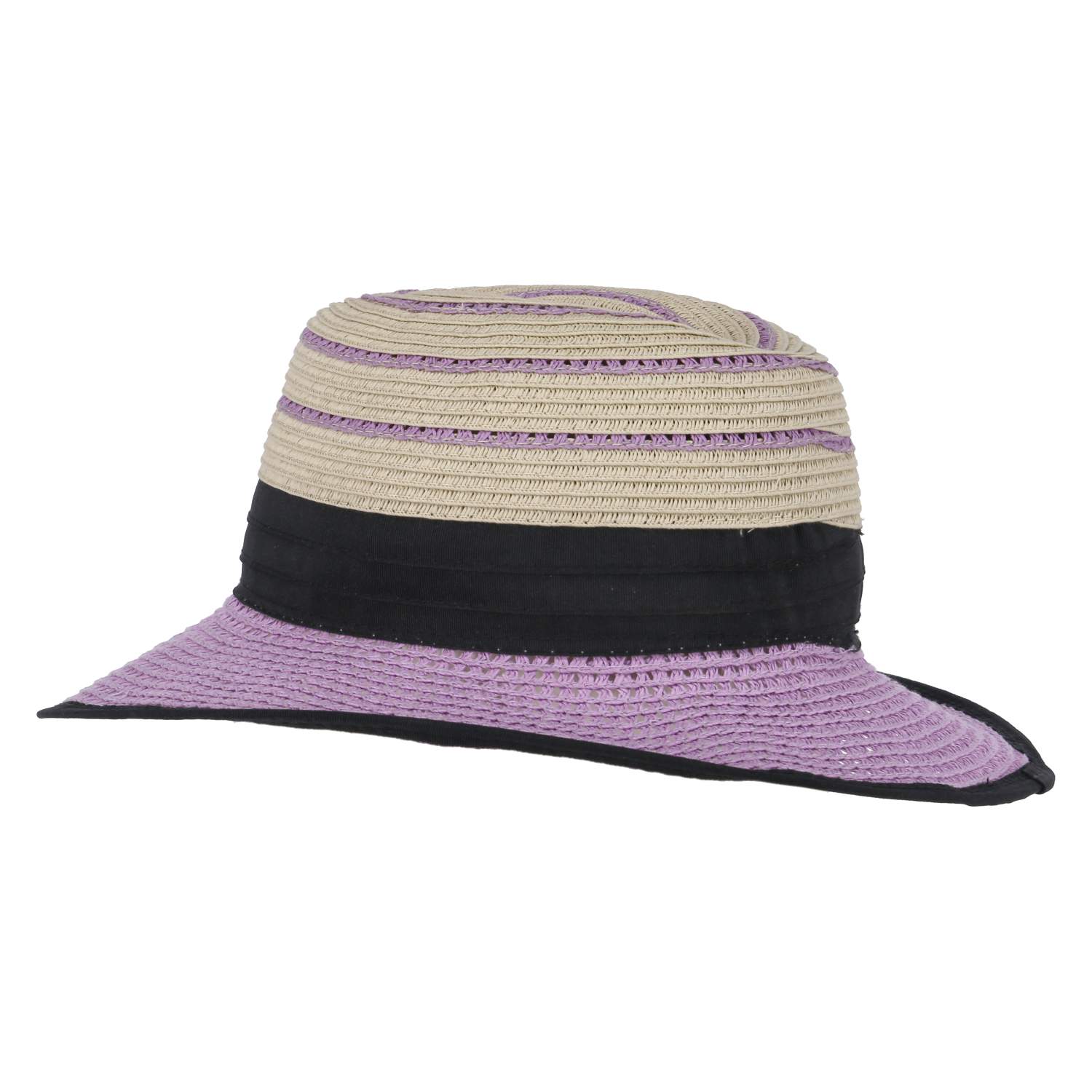 Seeberger Fedora - leinen/amethyst