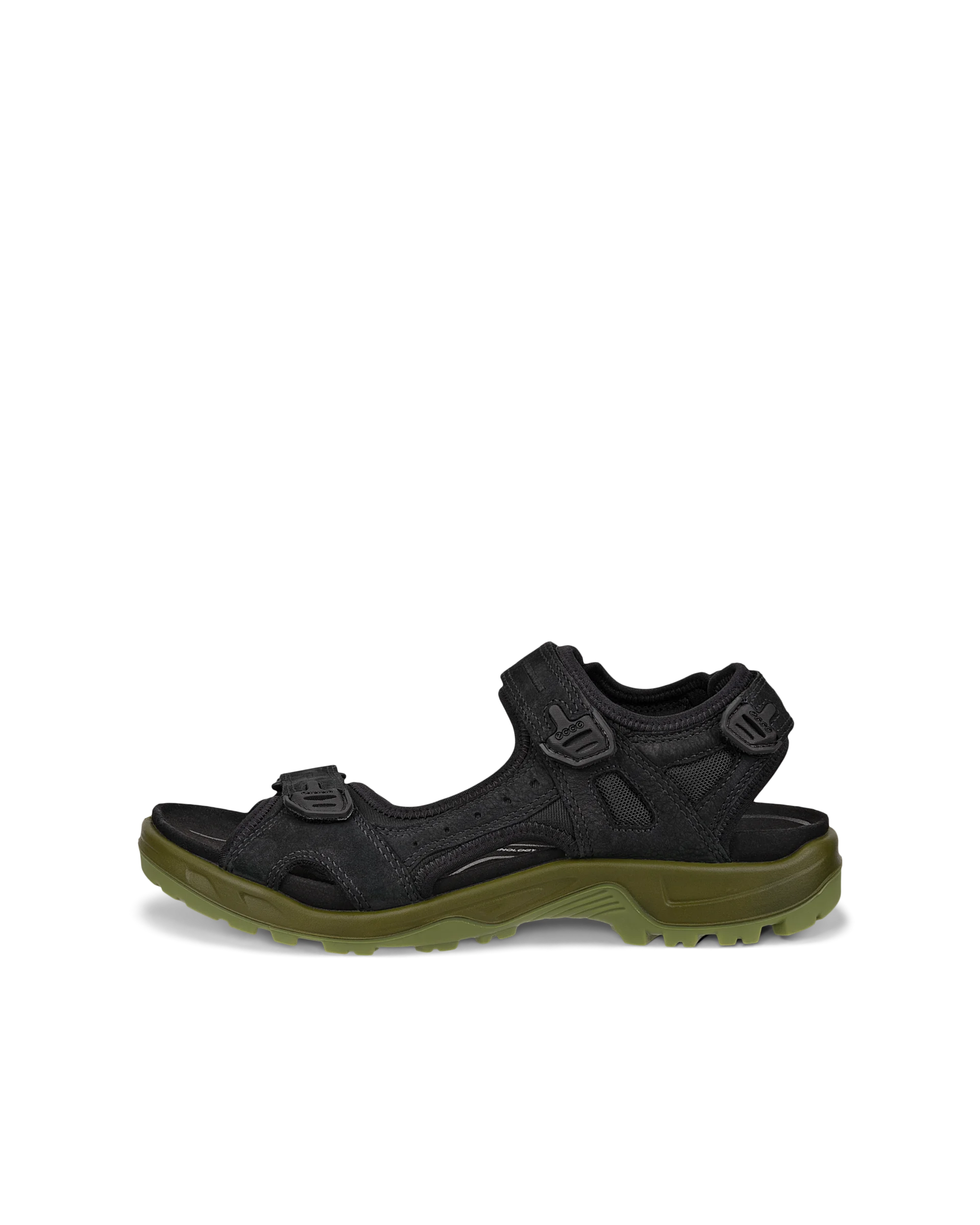 ECCO OFFROAD Herren Trekkingsandale aus Nubukleder Schwarz