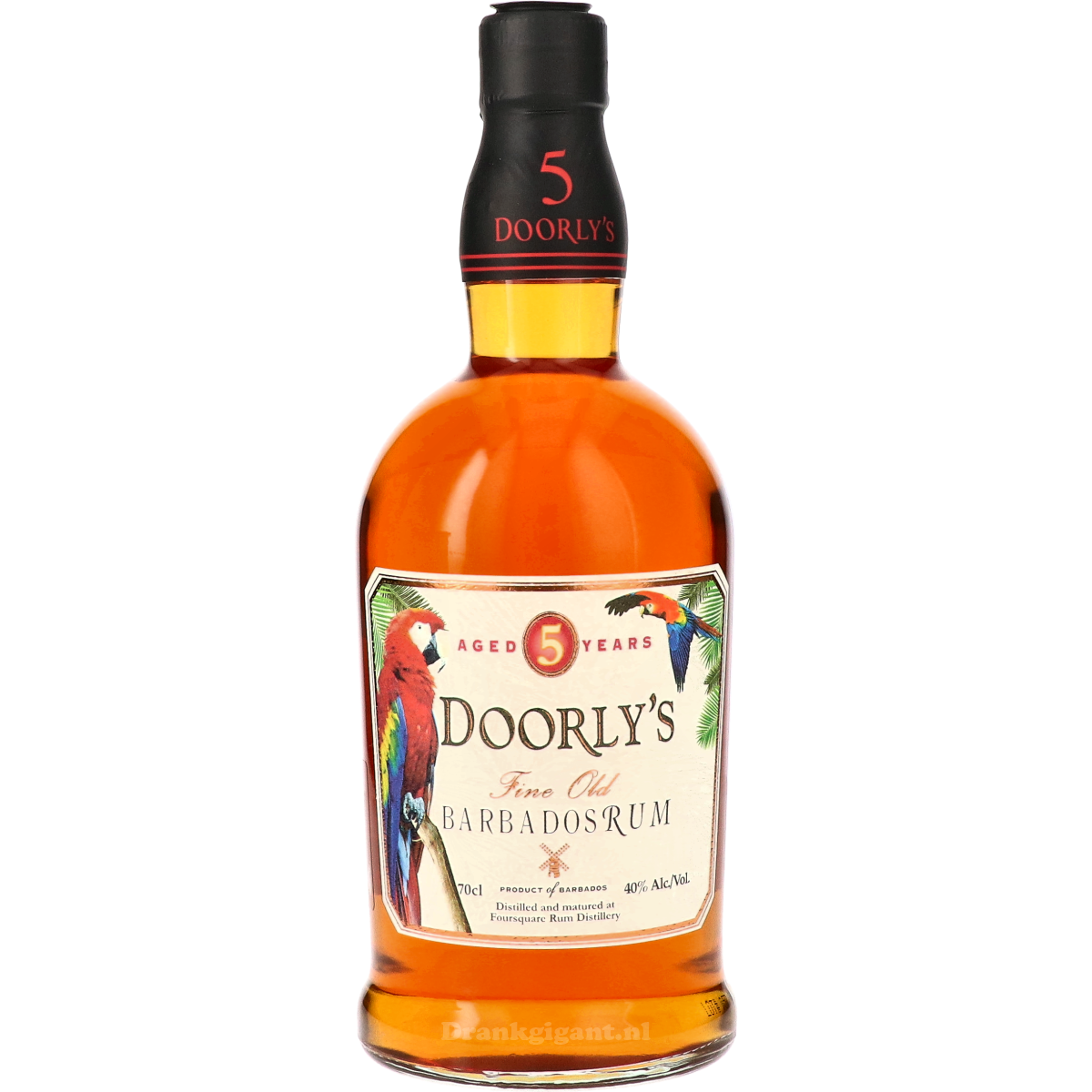 Doorlys 5 Year Barbados Rum 70 cl