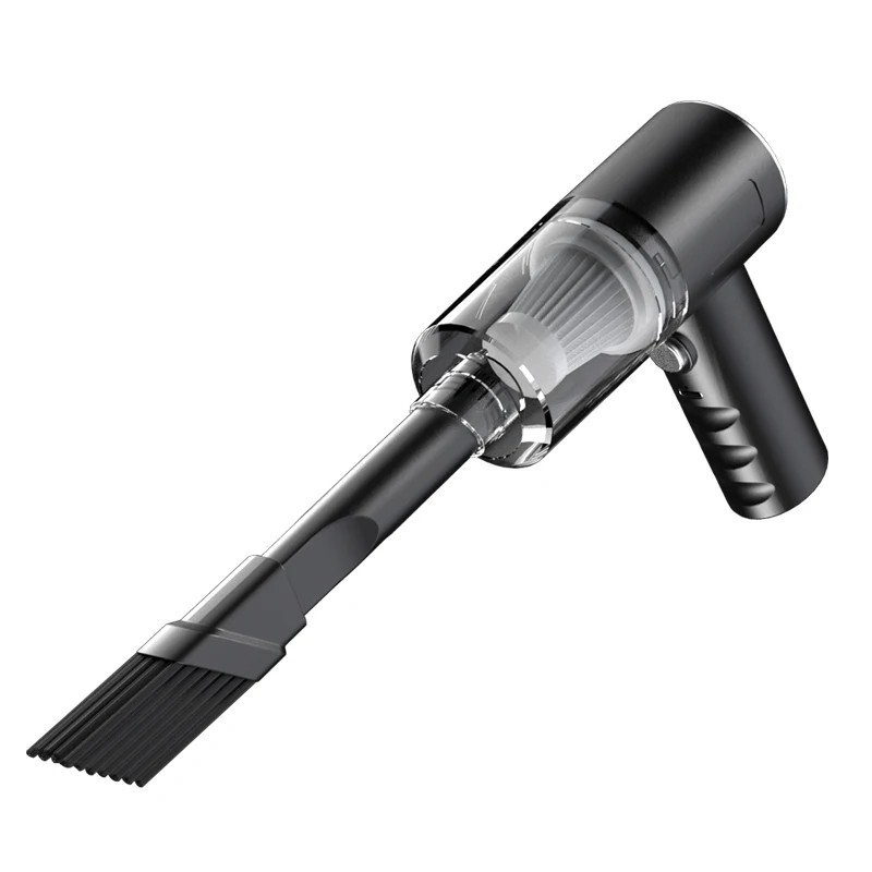 (50 Watt) Kabelloser Akku Hand Staubsauger mit Reinigungsaufsätzen für Haushalt / Auto - Schwarz