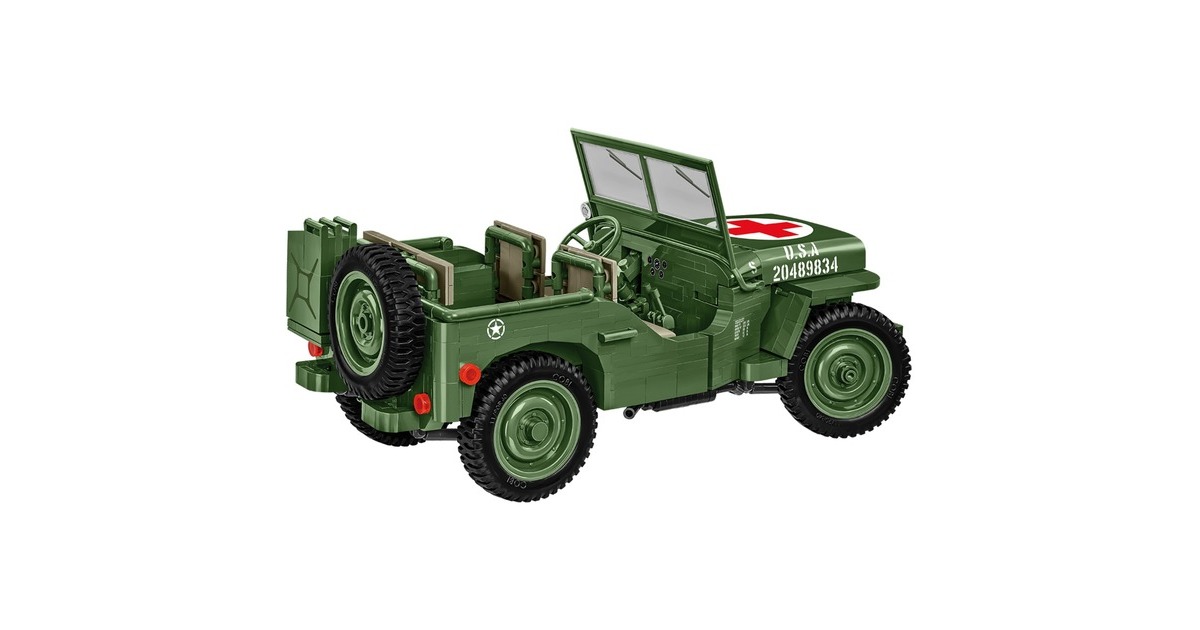 COBIHistorical Collection - Willys MB Medical Constructiespeelgoed  (Schaal 1:12)