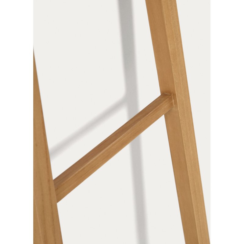 Porte-serviettes Uliana en bois de teck massif finition naturelle 50 x 160 cm