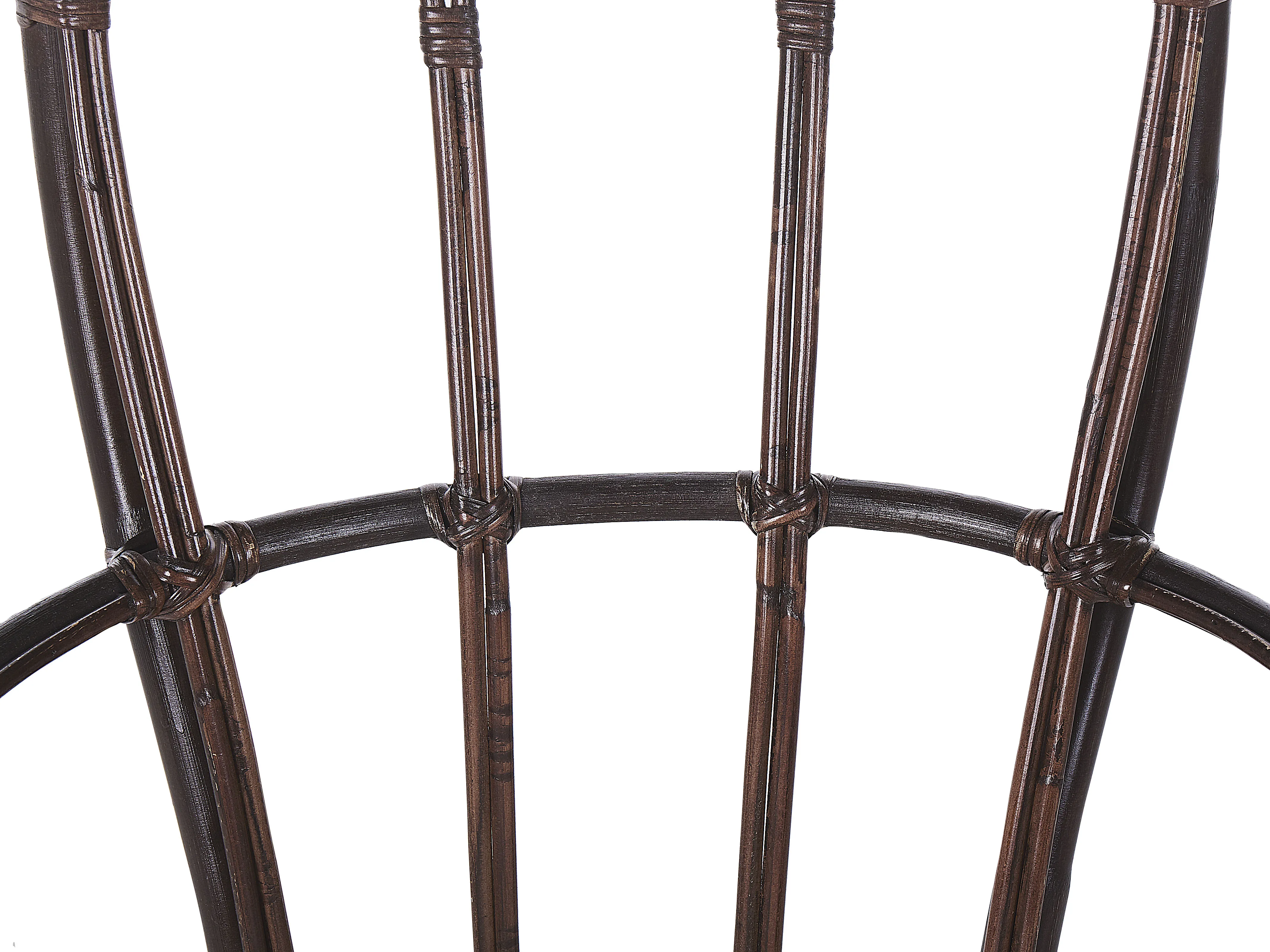 Loungeset met tafel 4-zits BRINDISI Rotan Donkerbruin