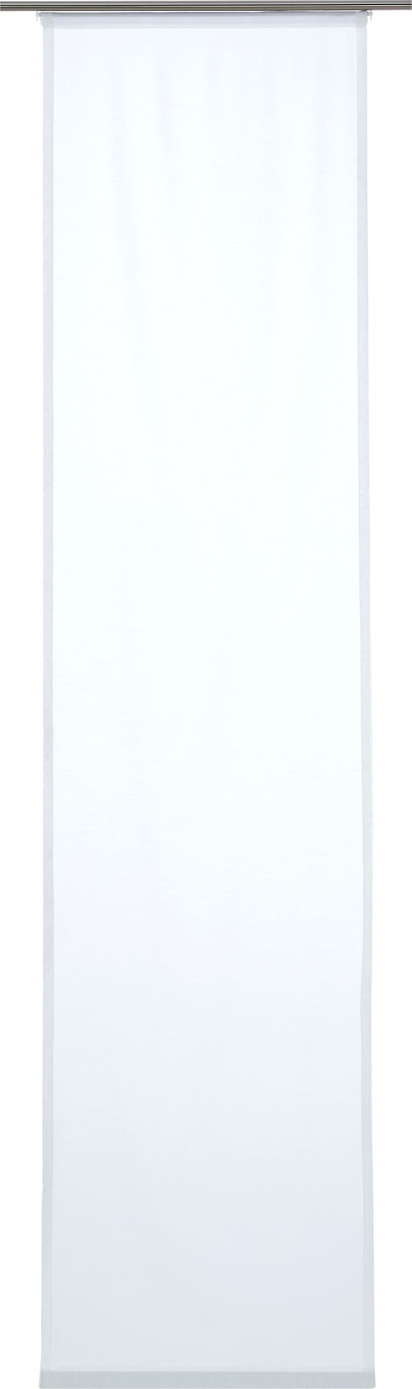 GASPAR Flächenvorhang - Weiss / B: 60.0 cm x H: 245.0 cm