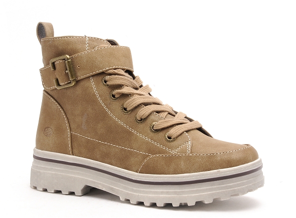Dockers boots bottine plates femme 49vr301 beige