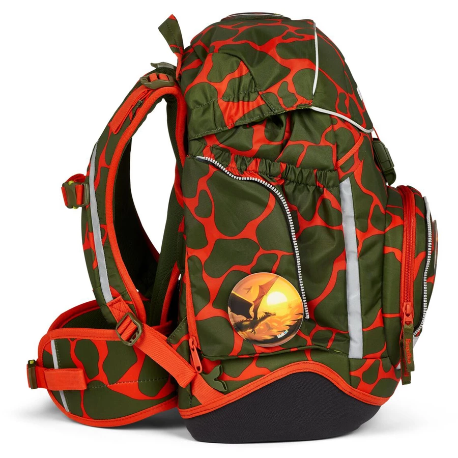 Ergobag Pack Lumi - Schulrucksack Set 6tlg. Modell 2024 FeuerspeiBär