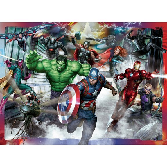 Puzzle 100 pièces XXL Ravensburger -  Les plus grands héros Marvel Avengers