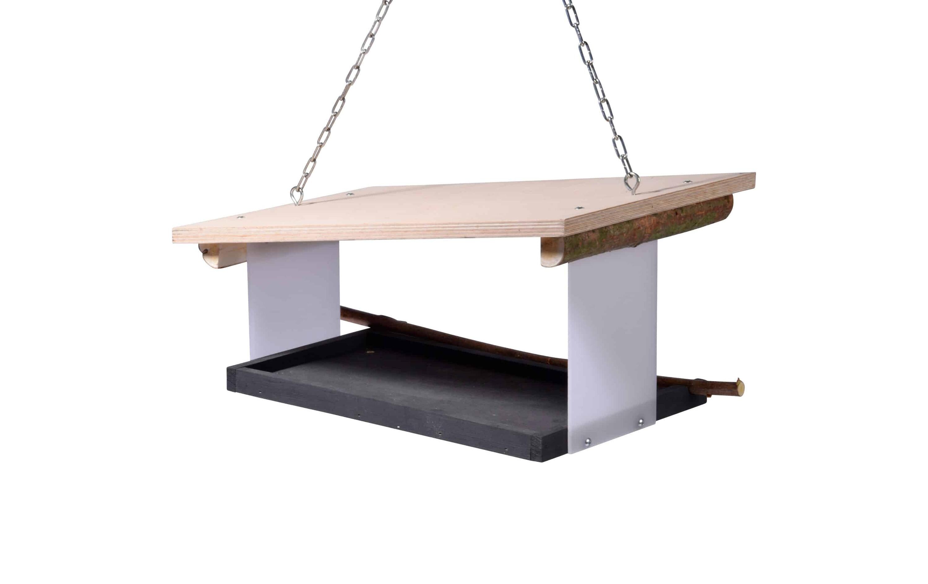 Design-Vogelfutterhaus Futura II, 38 x 22 x 18 cm, HolzMinimalistische Futterstation für Wildvögel