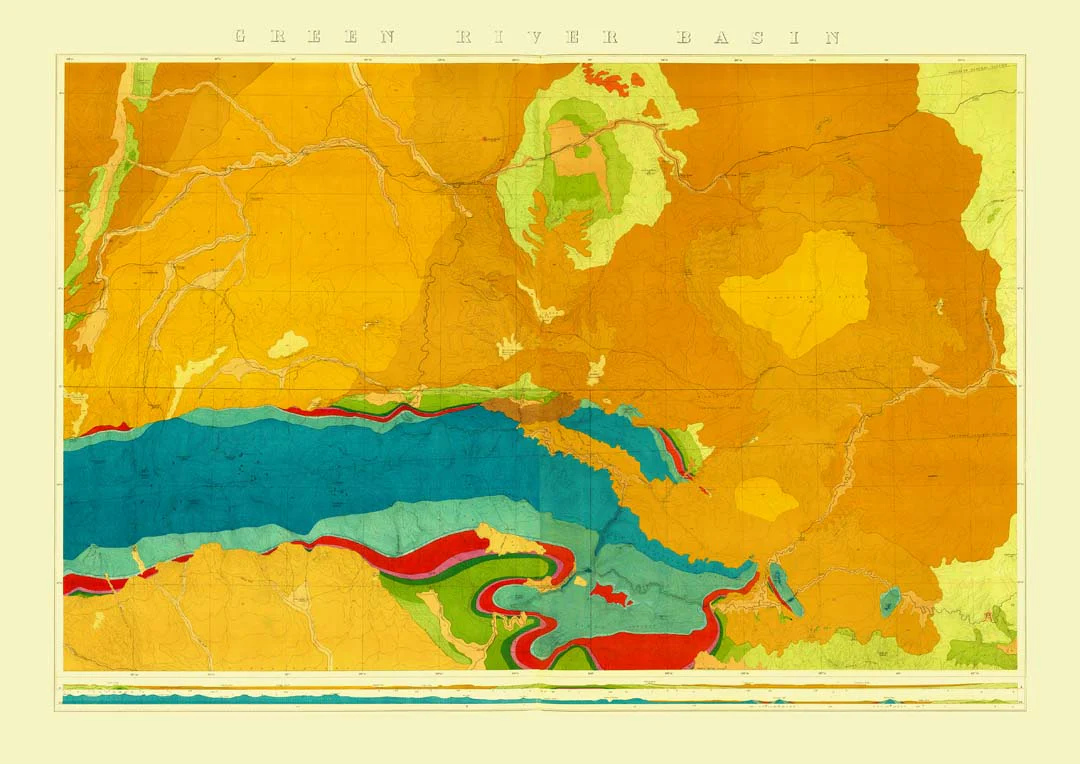 Green River Basin Geologisch