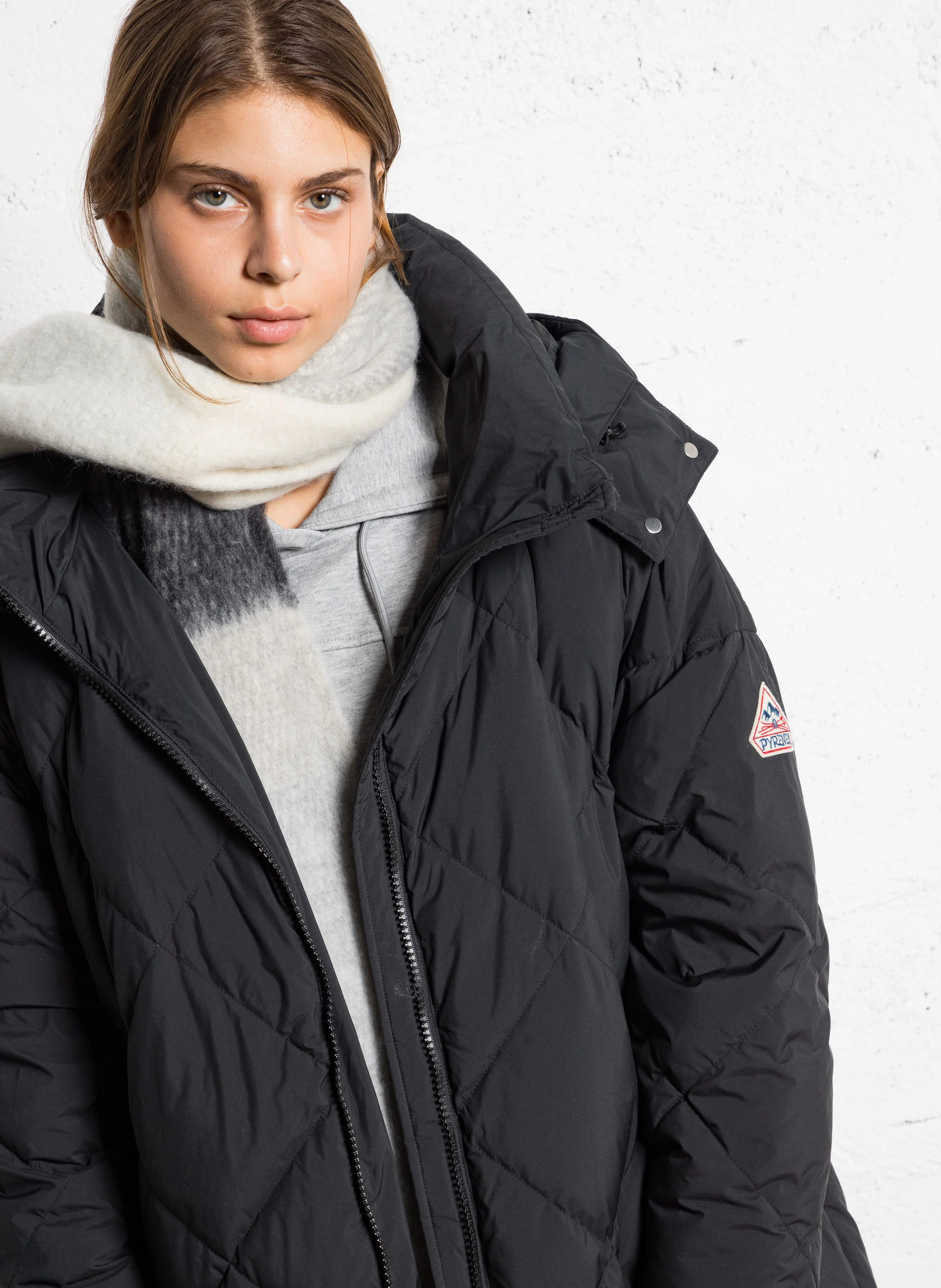 ADELE COAT - Doudoune col montant| Noir