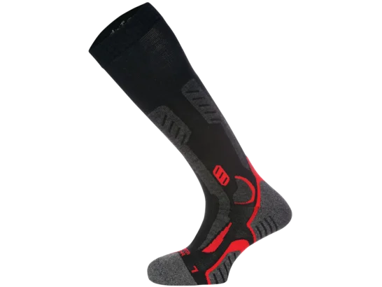 Chaussettes de travail hiver montantes Würth MODYF noires/rouges
