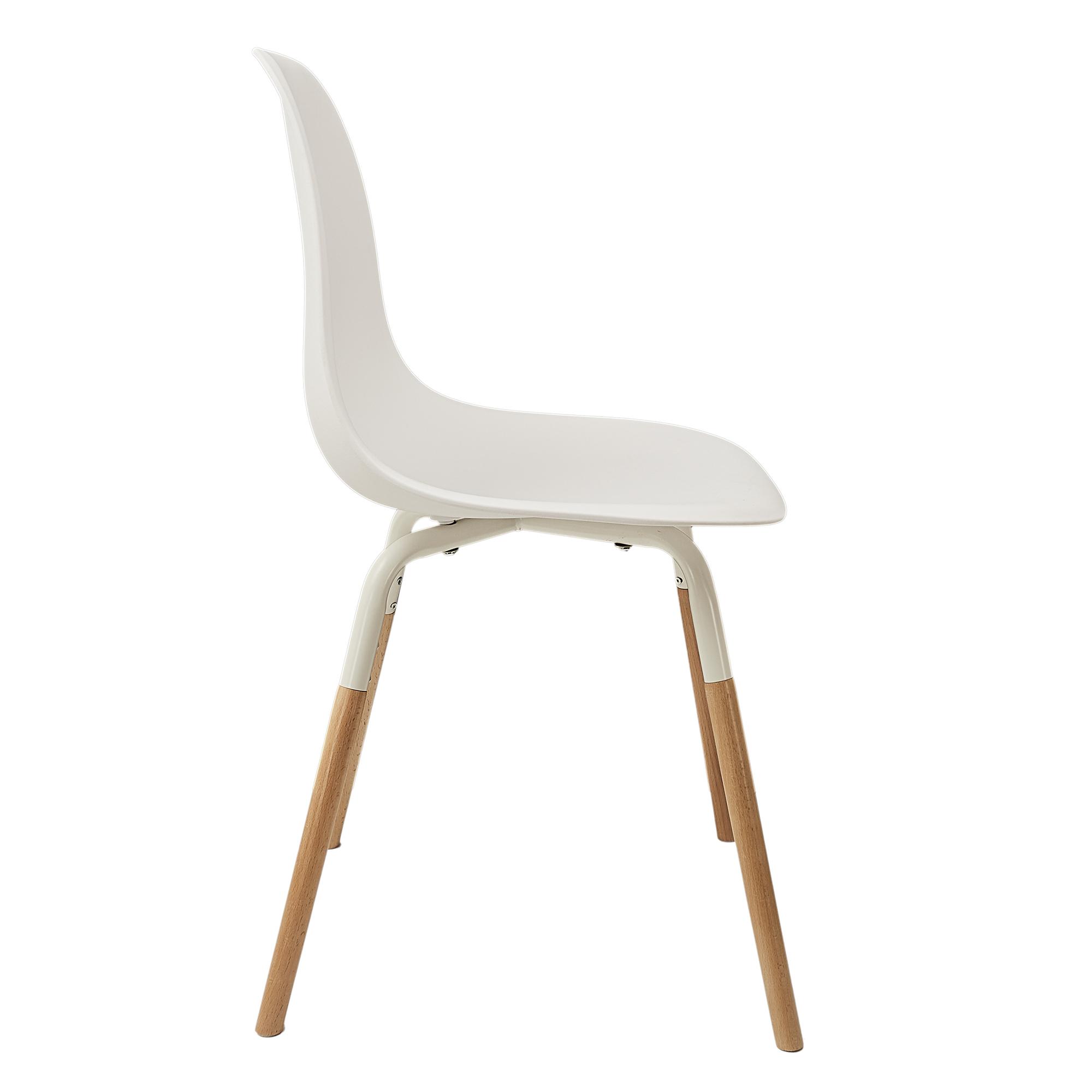CHAISE SCANDINAVE PHENIX BLANC