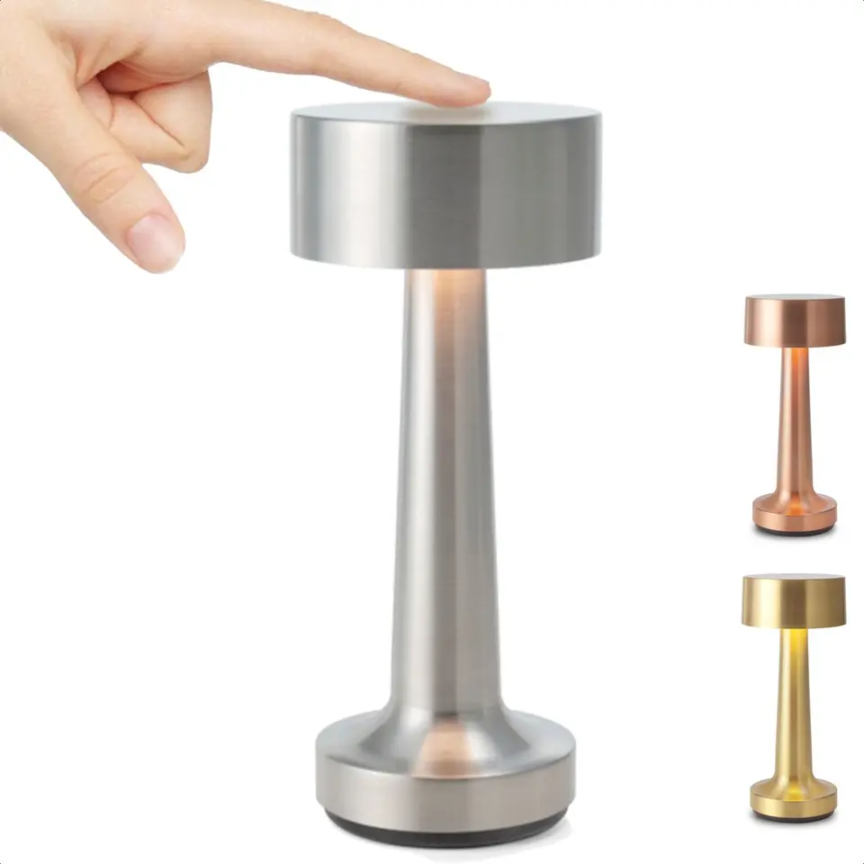 Goliving Tafellamp Oplaadbaar – Draadloos en dimbaar – Moderne touch lamp