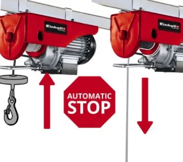 Einhell TC-EH 250, Kabelreb hejseværk, 12 m, 125 kg, 250 kg, 11,5 m, 5,7 m