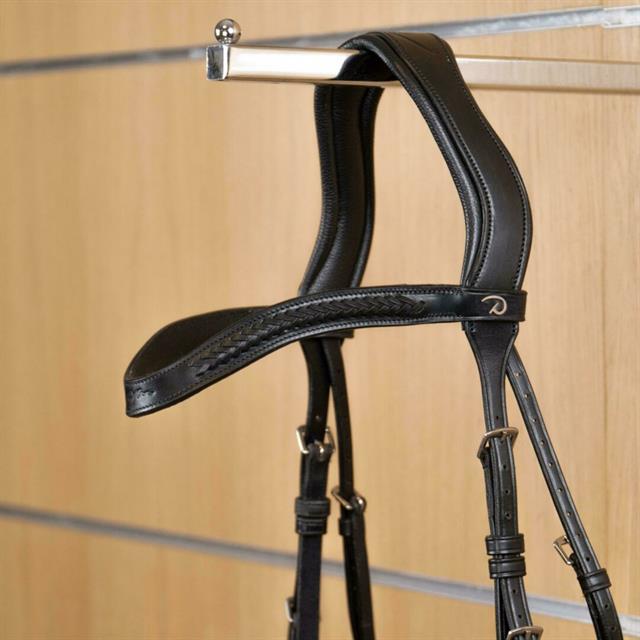Frontriem Dy'on Laced V-Shaped Nec Zwart