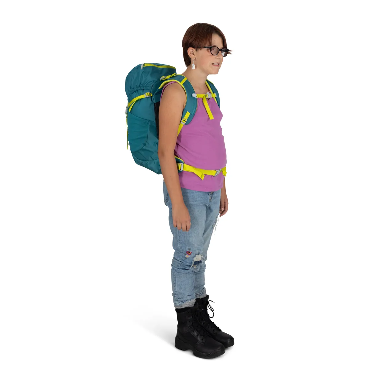Osprey Kids' Jet 28 Green Canopy/Limeline Green