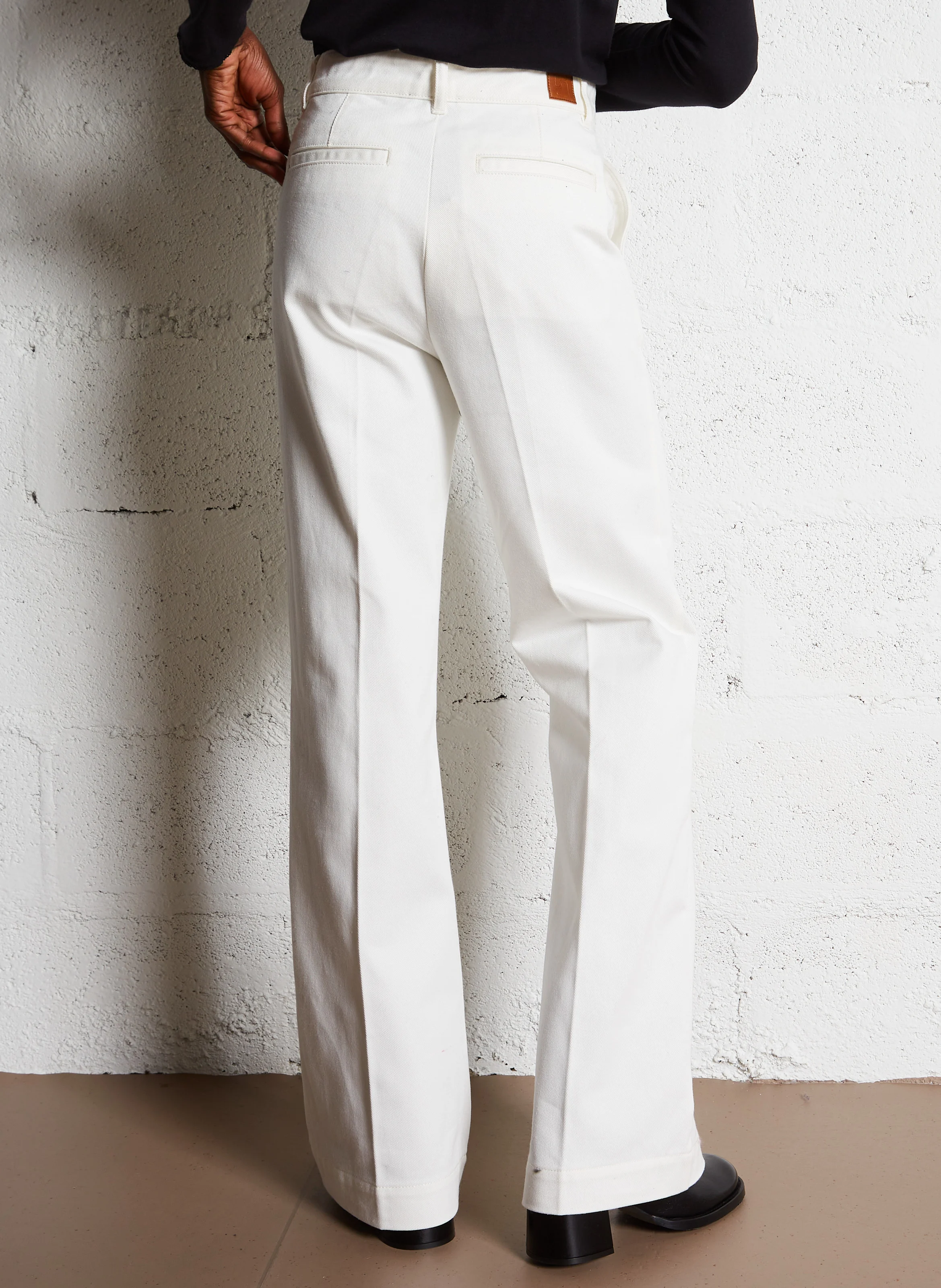 CALIFORNIA - Jean large en coton | Blanc