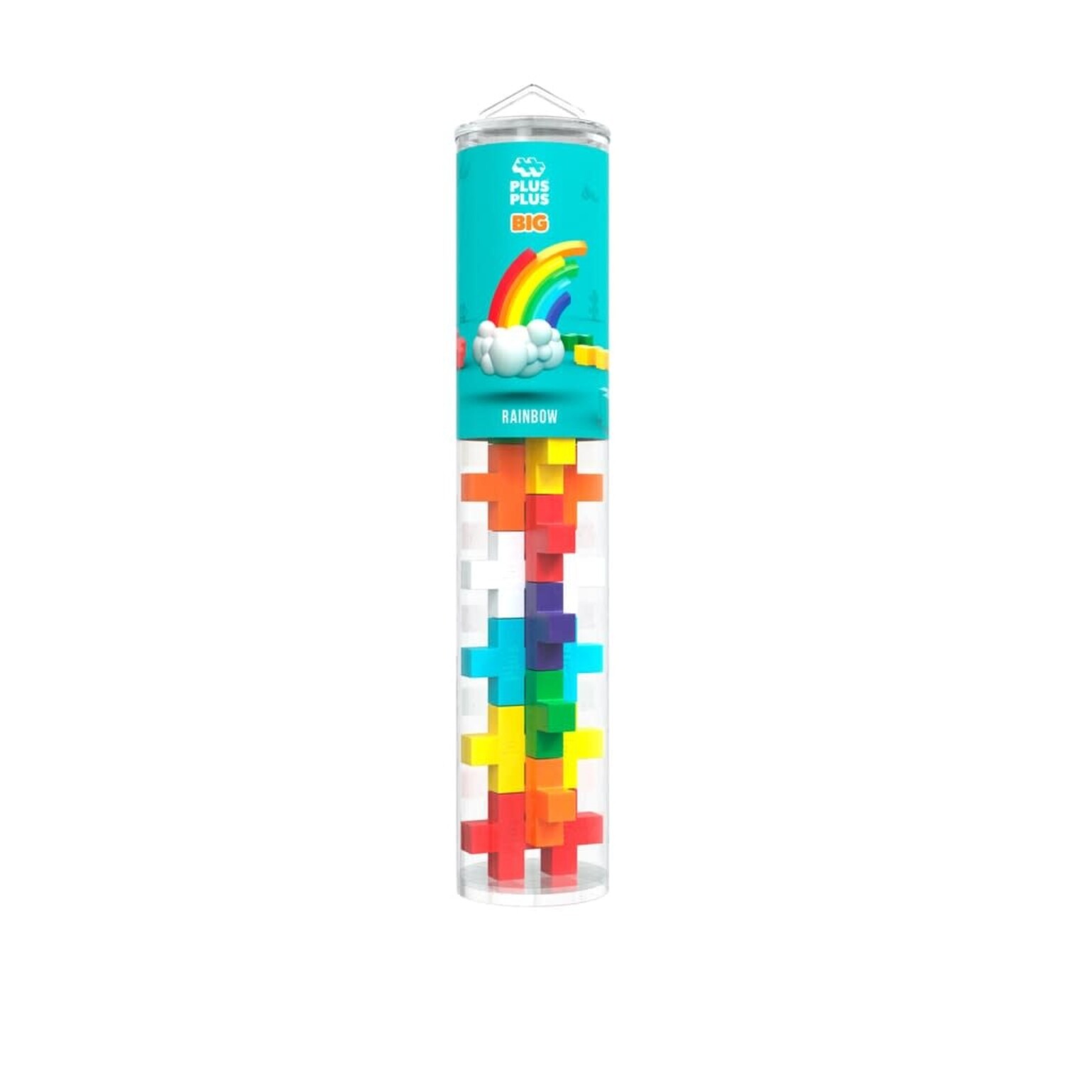 Plus - Plus | Tube rainbow Big Plus 15 stuks