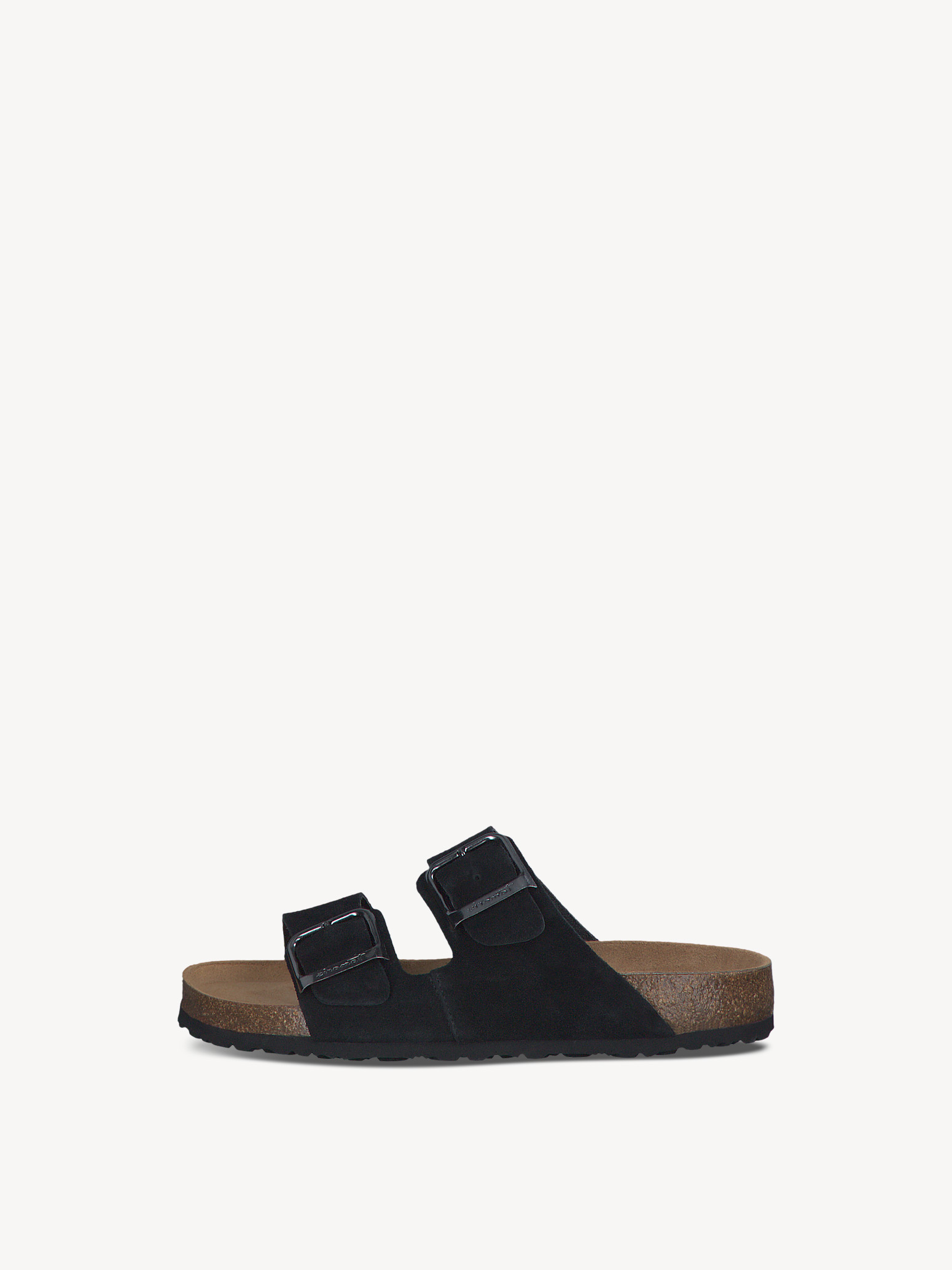 Leren Slipper - zwart