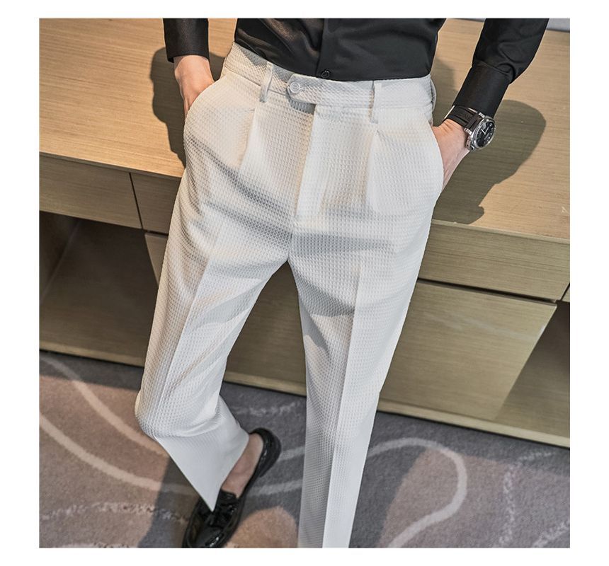 Deepwood - Hoge taille, effen, rechte broek