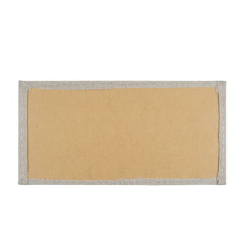 Wandkussen linnen taupe 60x30 cm