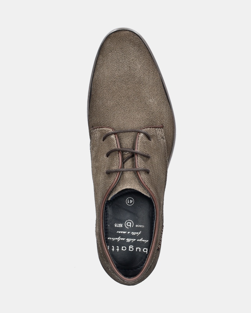 Bugatti Licio Lage nette schoenen  - taupe