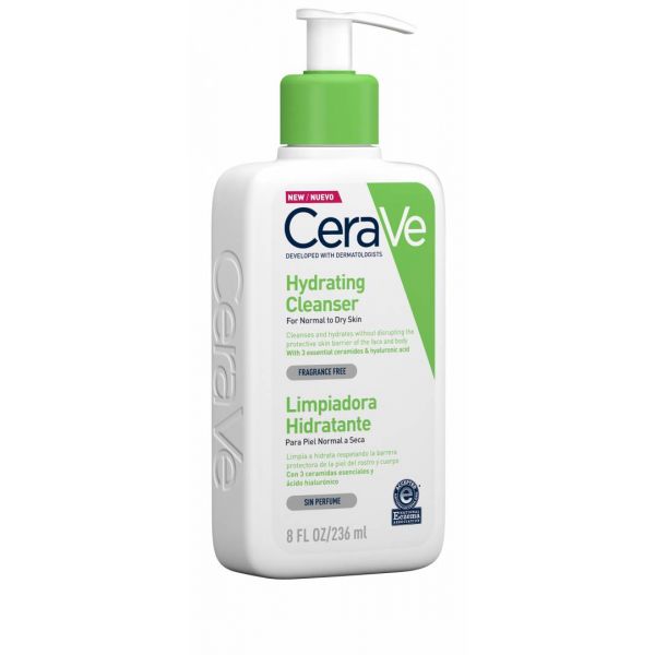 CeraVe Hydrating Cleanser Limpiadora Hidratante sem Perfume 236ml