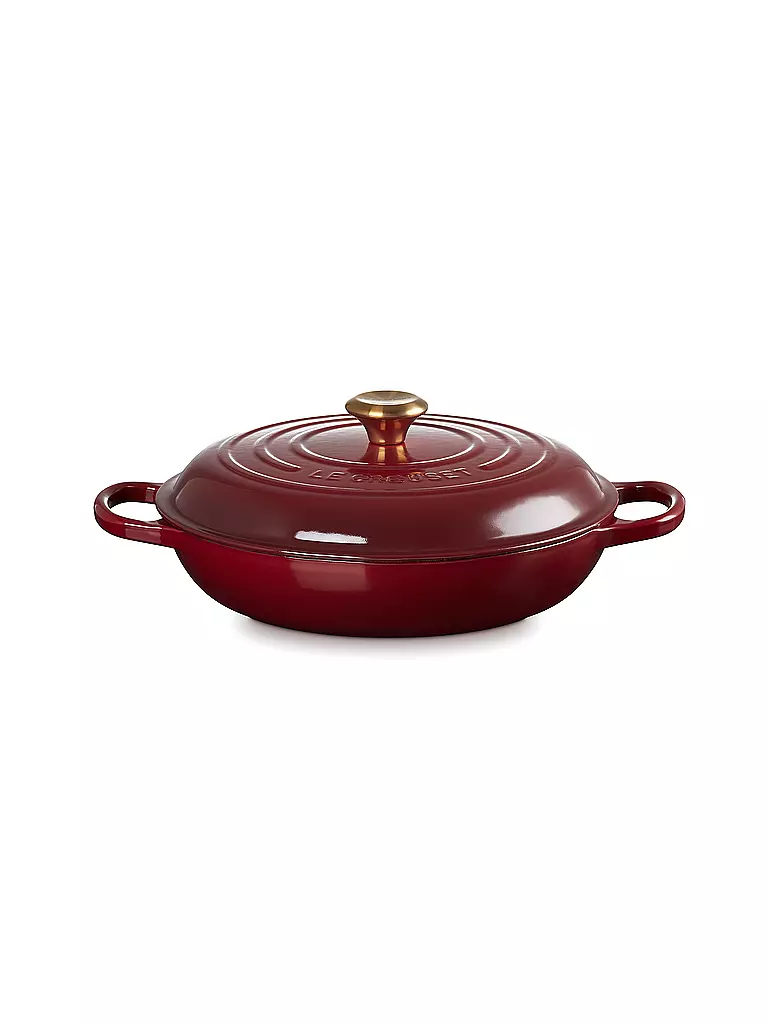 LE CREUSET Gourmet Profitopf SIGNATURE 30cm/3,2l Garnet dunkelrot