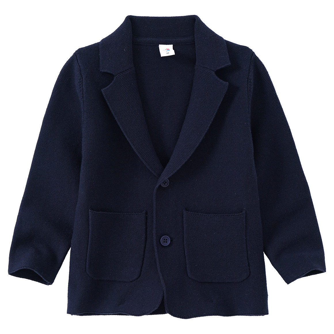 Topolino Jungen Strickblazer mit zwei Taschen dunkelblau