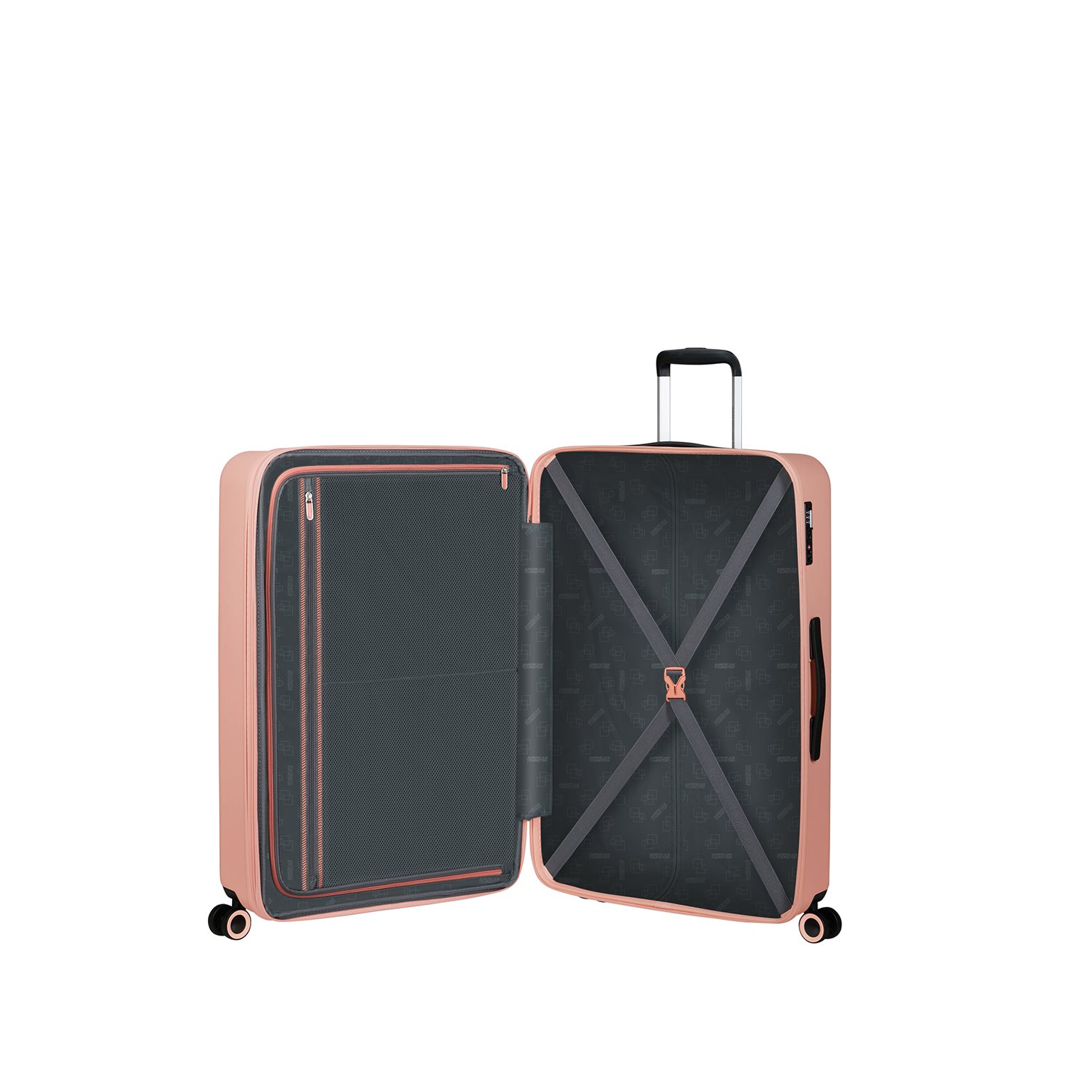 American Tourister Dynabelt Spinner 77/28 Exp TSA sandy rose