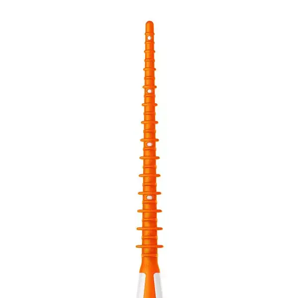 Palitos de dente de silicone TePe Easy Pick, laranja, tamanho XS/S, 36 unidades.