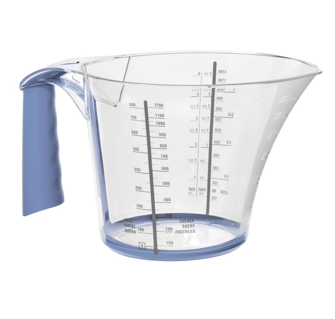 rotho Messbecher LOFT 1,2 Liter Kunststoff Horizon Blue