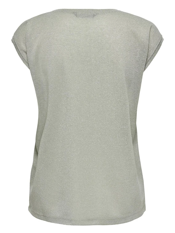 Only T-shirt Silvery lurex 15136069