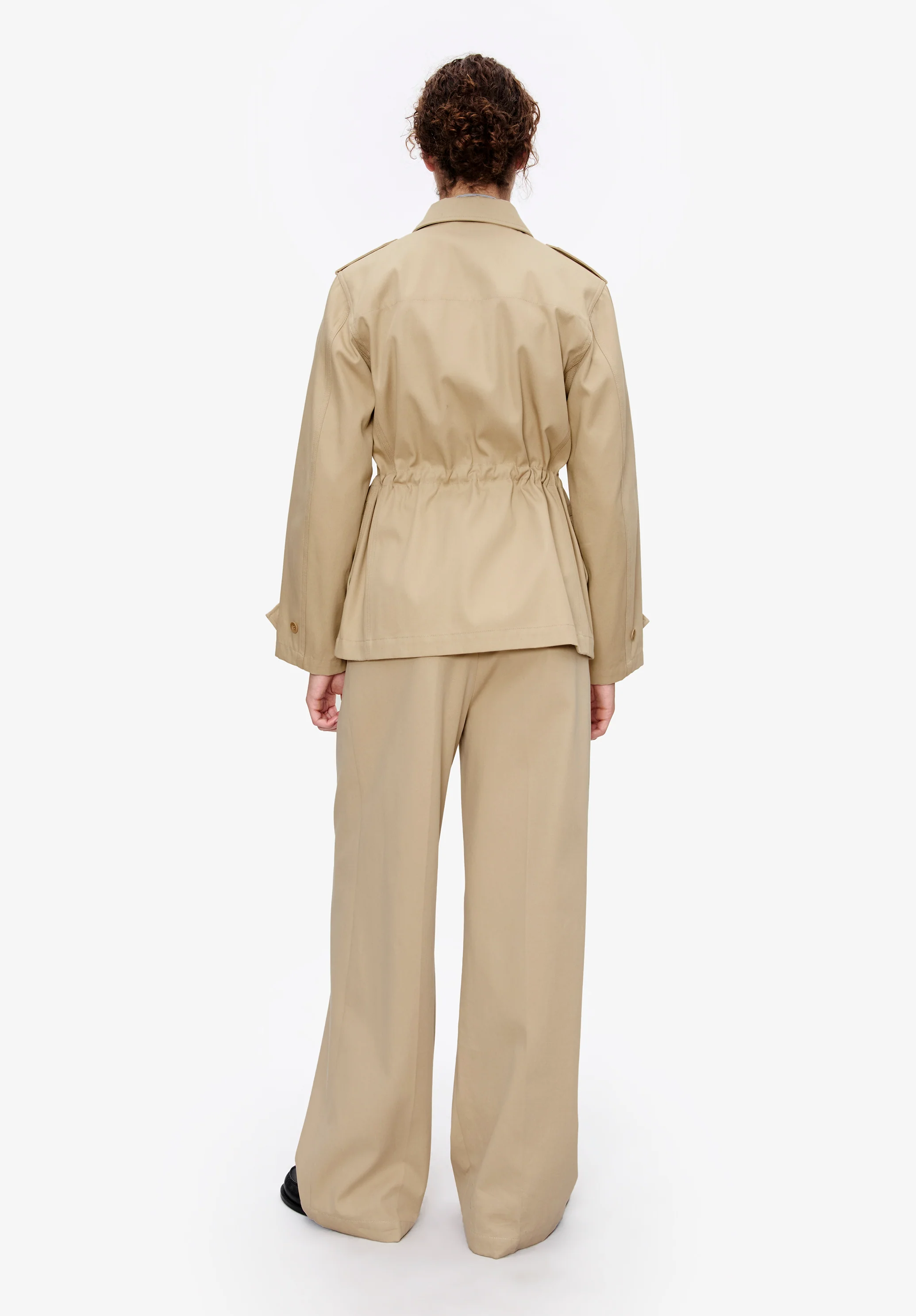Veste saharienne cintrée - Beige