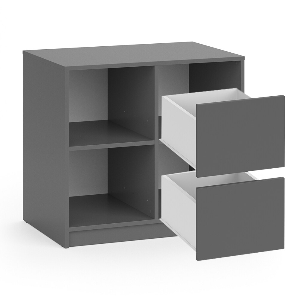 Vicco Kommode für Kleiderschrank Visit 4 Ablagen Sideboard Dielenschrank